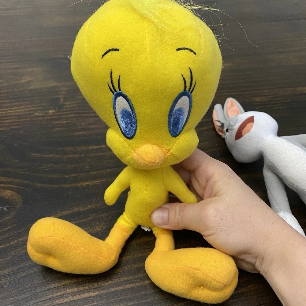 Looney Tunes Bugs Bunny Tweety Bird Plush Stuffed Animal Toy With Tags